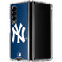 MLB New York Yankees - Solid Distressed Galaxy Z Fold4 5G Clear Case